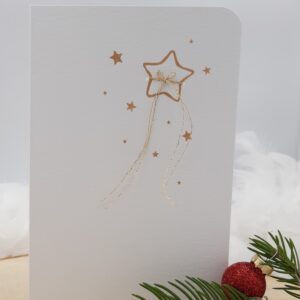 voorkant kerstkaart strooisterren